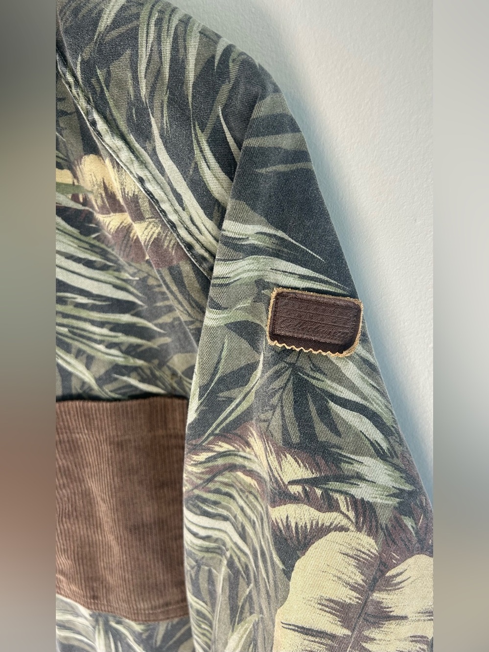 Billabong Garage Collection Men’s Fleck Jacket Sz M Camo Zip Up Corduroy VTG Y2K - Picture 8 of 15